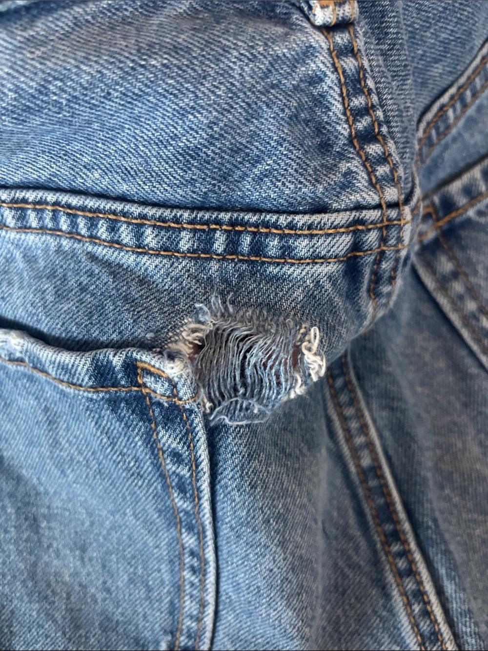 Old Navy OG Short High Rise Distressed Denim Shorts with Embroidered Accents - Picture 9 of 11